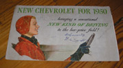 Chevrolet Car Literature, 1950